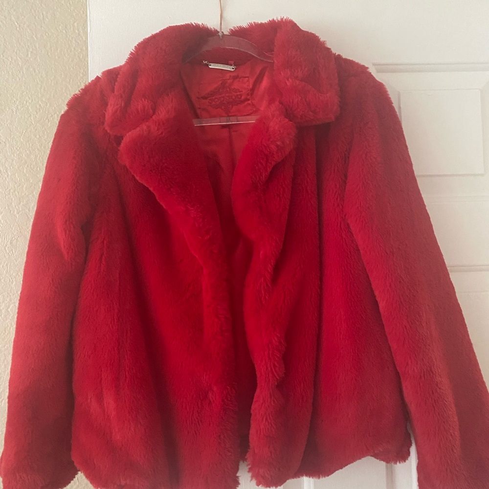Jou Jou Scarlet Teddy Jacket